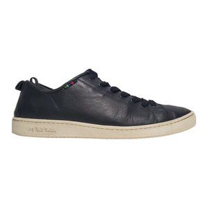 PAUL SMITH Miyata Sneakers Mens 11/44 Black Leather Trainers Portugal